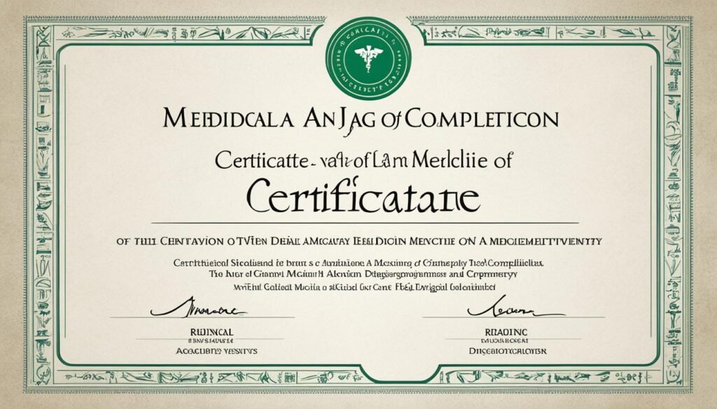 certificate of completion