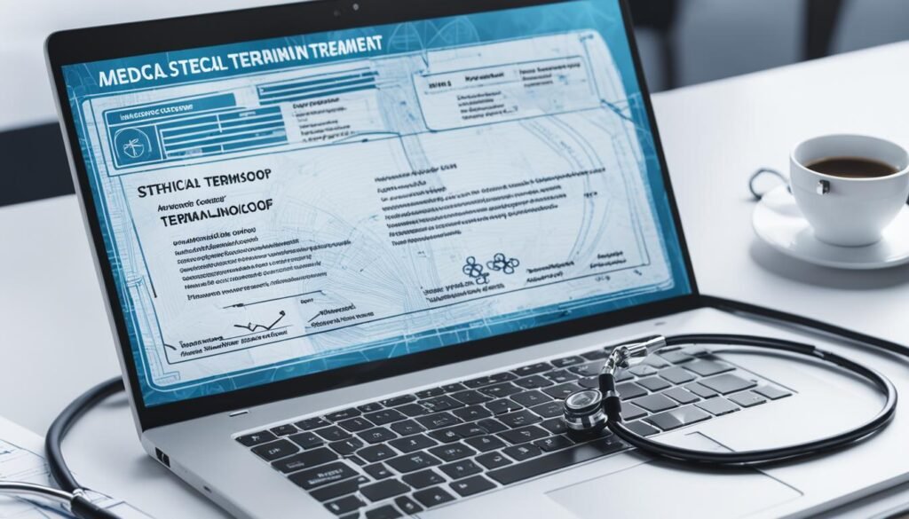 medical terminology online certificate