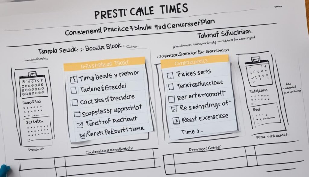 presentation practice schedule